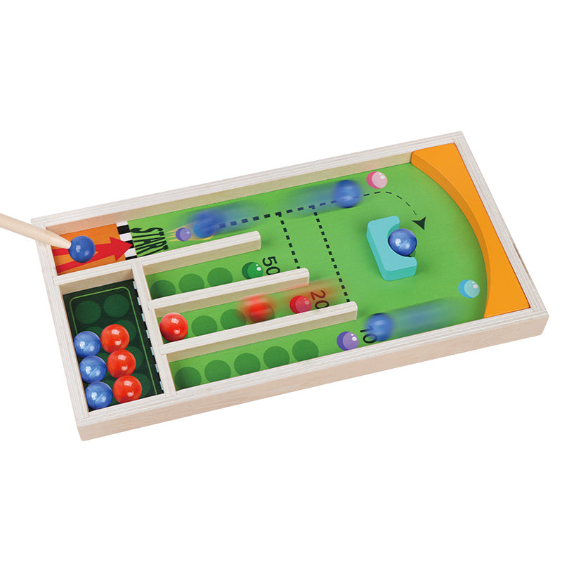 MIMI Jeu de fléchettes de table en bois catapulte 2 joueurs jouet de fête familiale