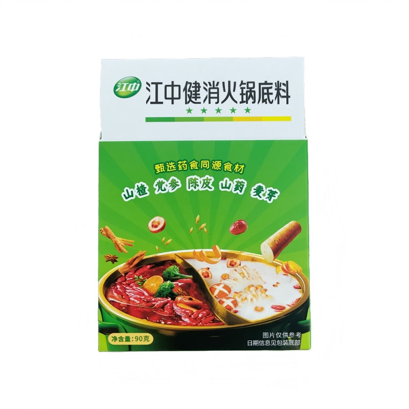 Jiangzhong Base de bouillon pour fondue chinoise saveur tomate à la crème 90 g