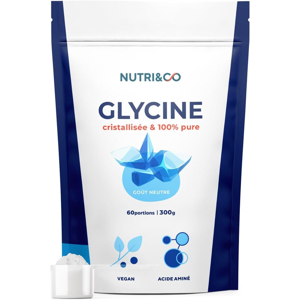 Nutri&Co Glycine cristallisée en poudre - 300 g