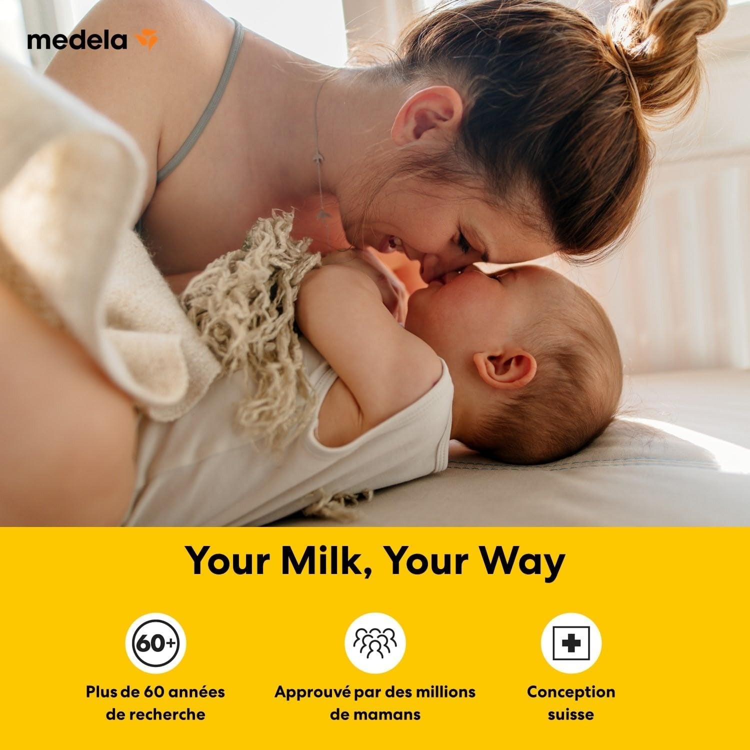 MEDELA Freestyle Hands-Free - Tire-lait électrique double, coquilles 21/24 mm