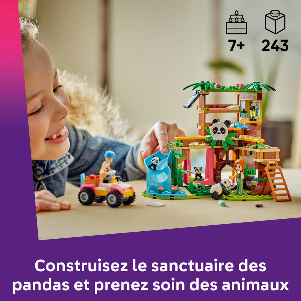 LEGO Friends 42648 Soins aux animaux au sanctuaire des pandas