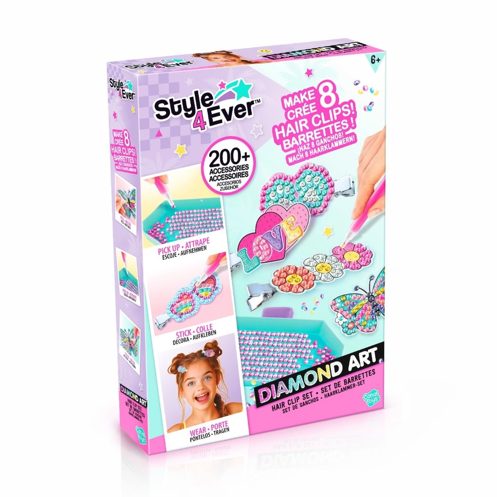 Canal Toys - Style 4 Ever - Set de barrettes Diamant Art - OFG 334