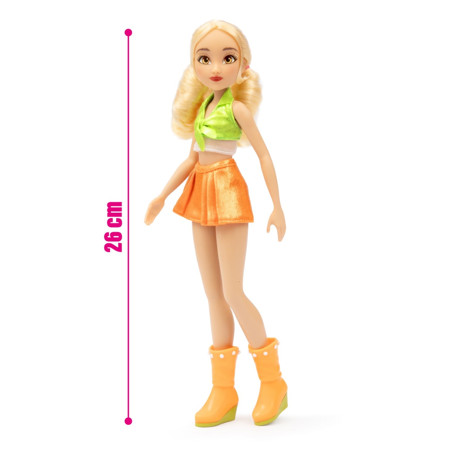 WINX CLUB Winx, Poupée articulée, 26 cm, Série Iconic, Modèle Stella, Pour les enfants dès 3 ans, WNX774