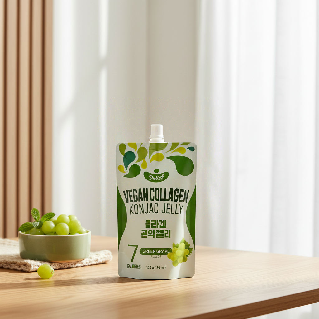 Delief Gelée de konjac au raisin vert vegan - 120 g