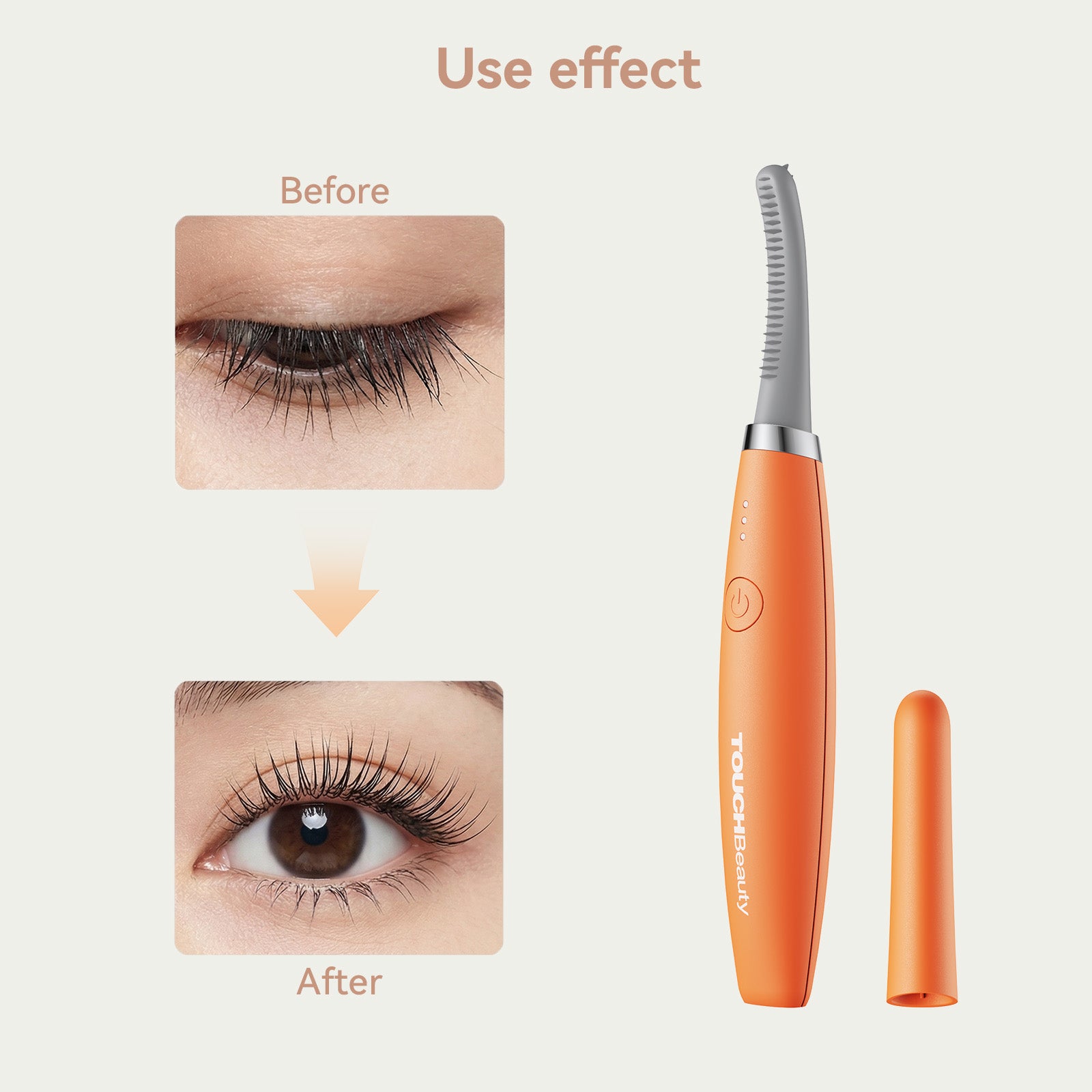 TOUCHBeauty TB-1859 Recourbe-cils chauffant en silicone