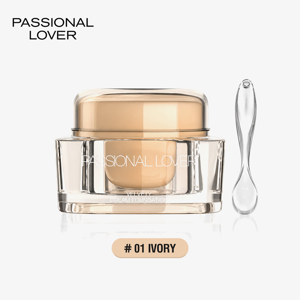 Passional Lover Fond de Teint Crème Invisible 01 Ivoire 30 g