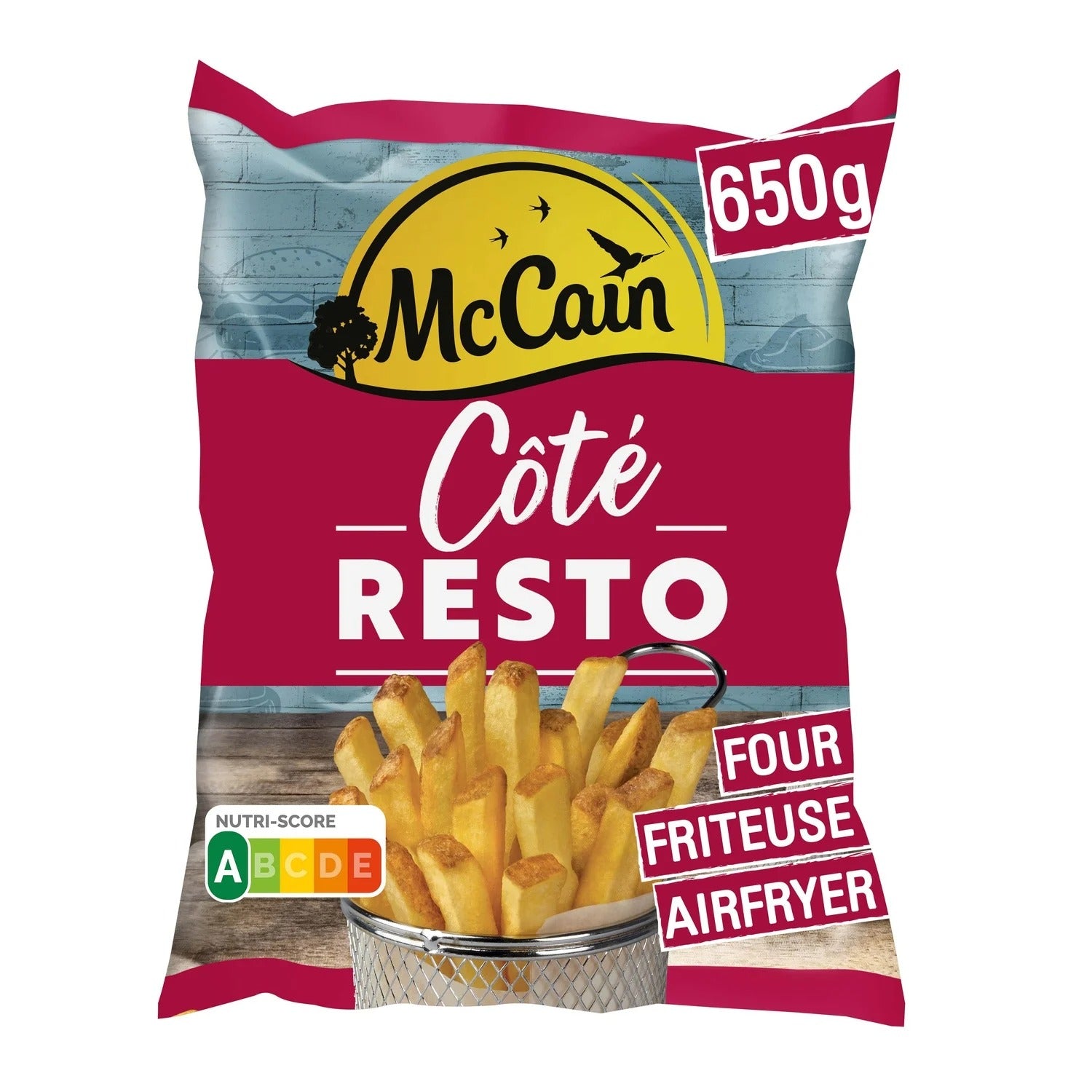 MCCAIN Frites Côté Resto 650g