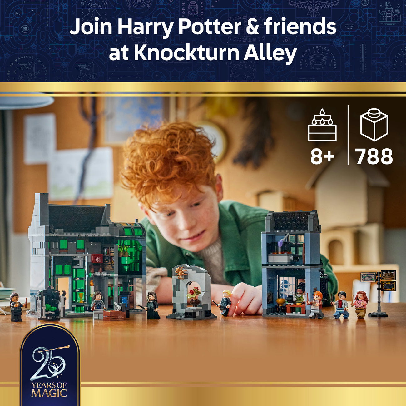 LEGO Harry Potter Ensemble de Construction des Boutiques de Magie de Chemin de Traverse 76471