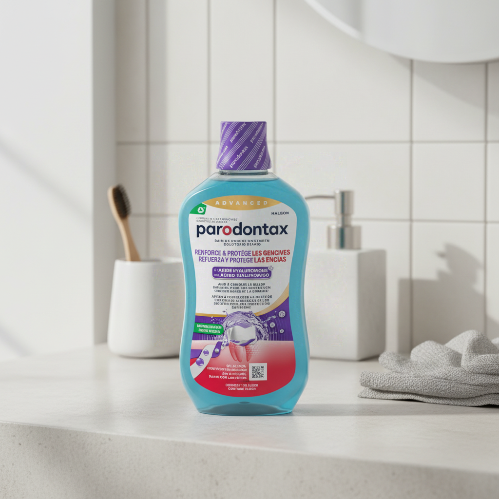 PARODONTAX Bain de Bouche Renforce & Protège Menthe Fraîche - 500ml