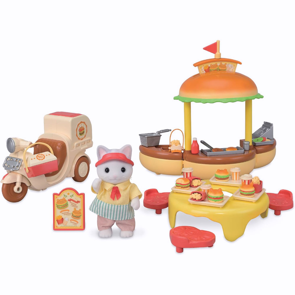 Sylvanian Families Le stand de hamburgers