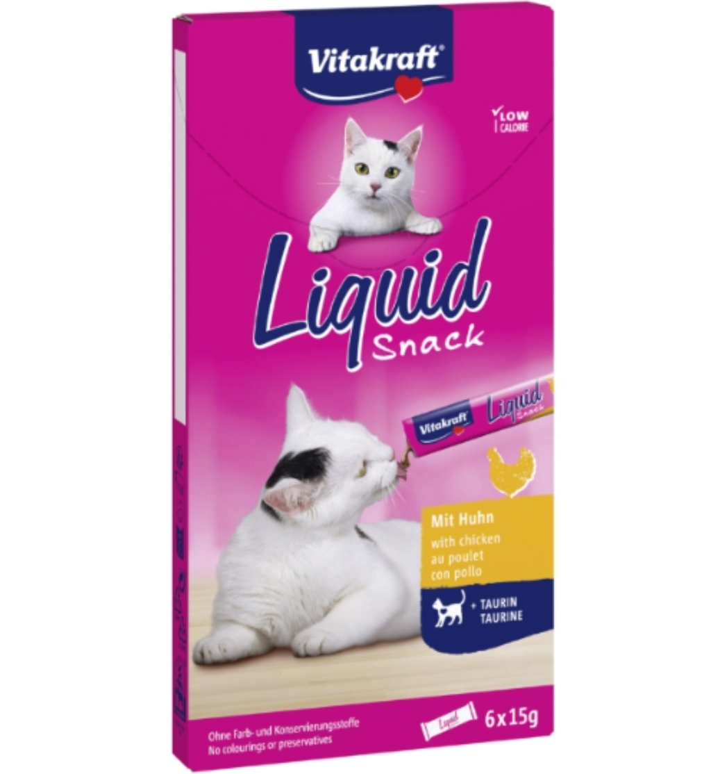 VITAKRAFT Snack liquide pour chat au poulet 90 g