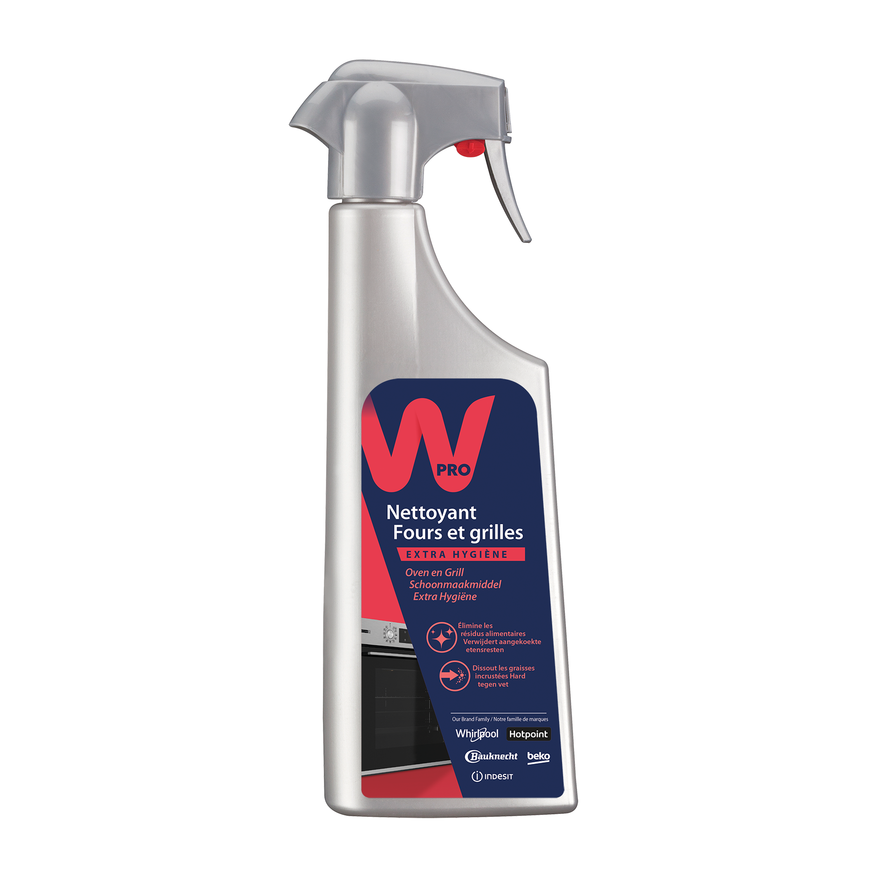 Wpro ODS413/2 : Spray dégraissant pour four 500 ml