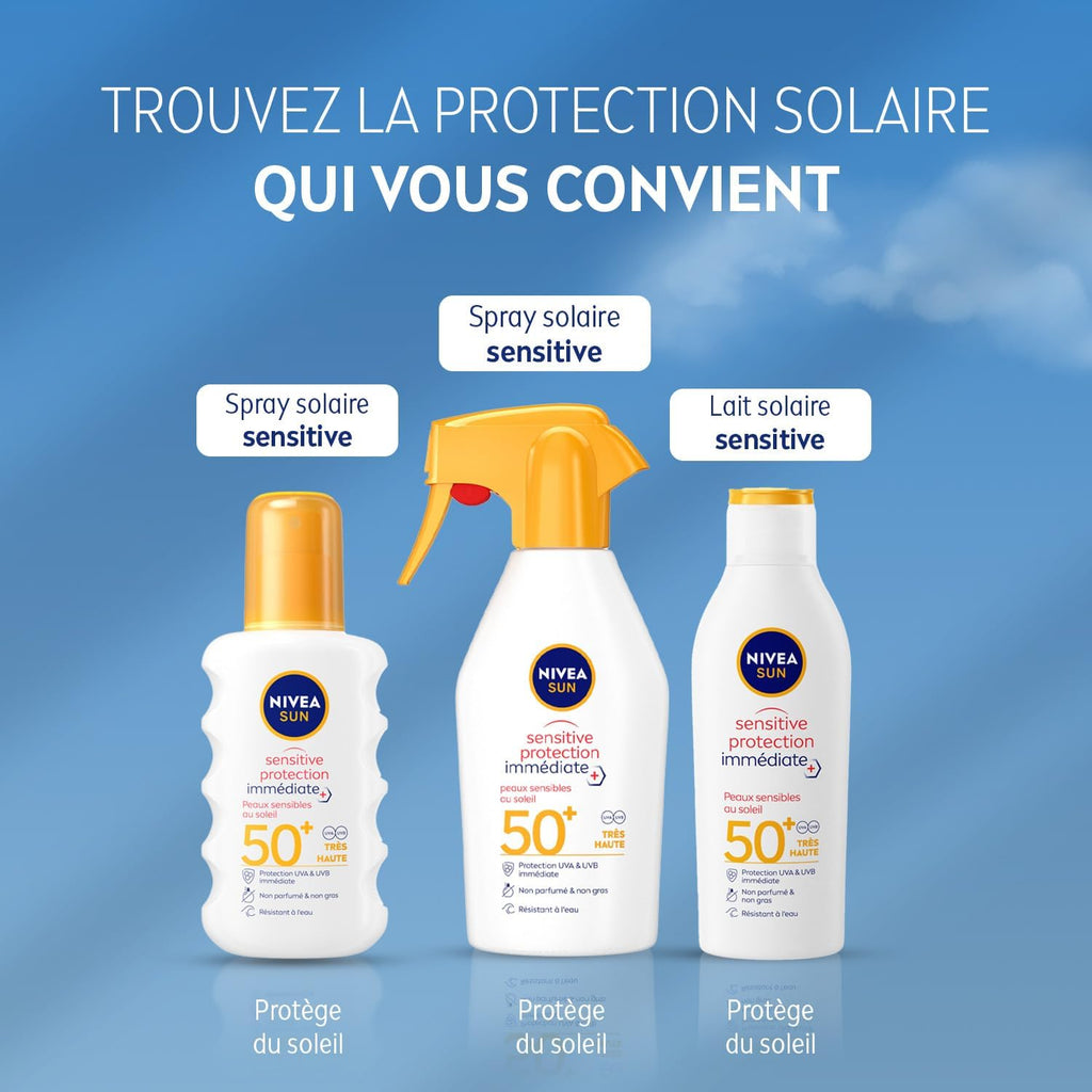 NIVEA SUN Sensitive Spray Solaire SPF50+ - 200 ml
