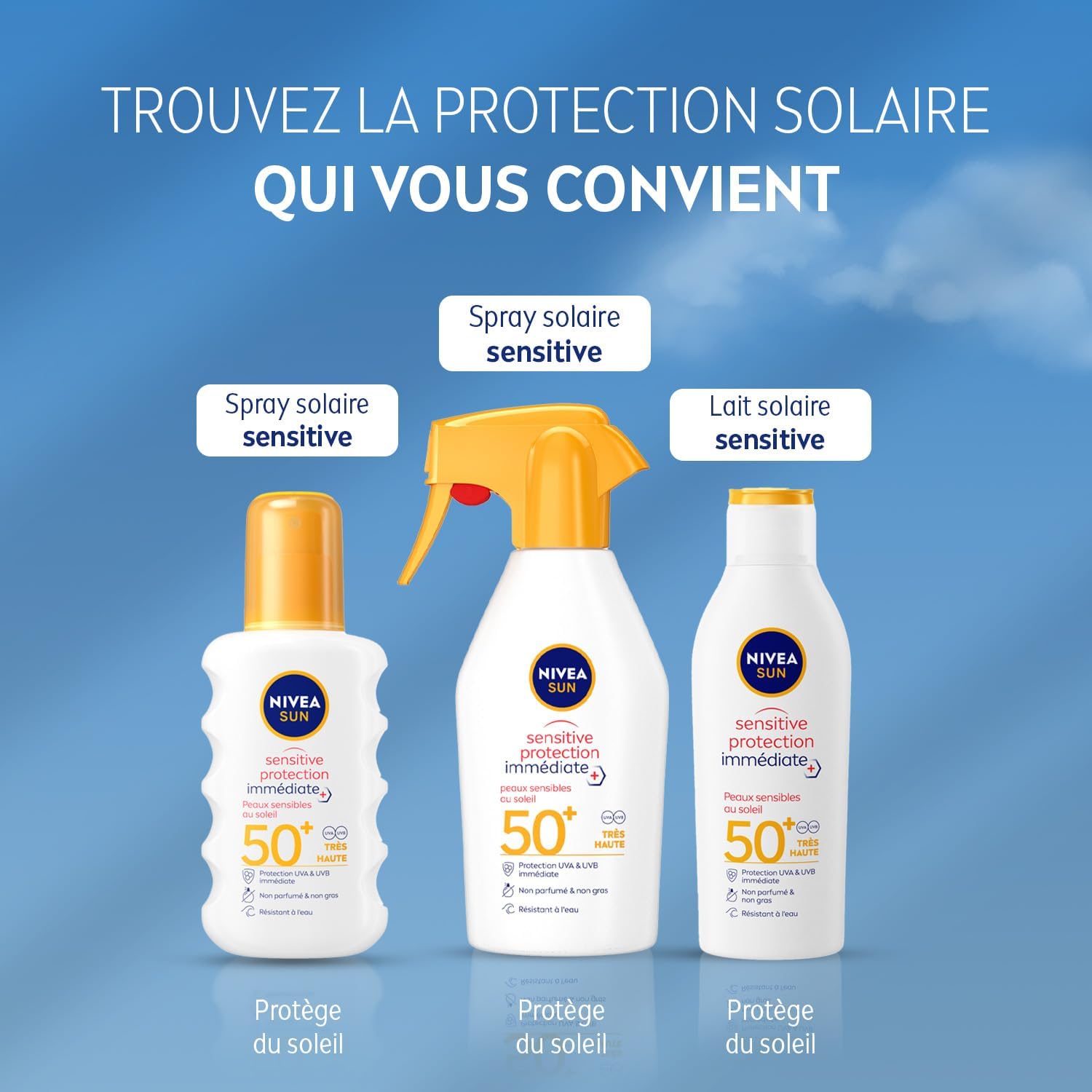 NIVEA SUN Sensitive Spray Solaire SPF50+ - 200 ml