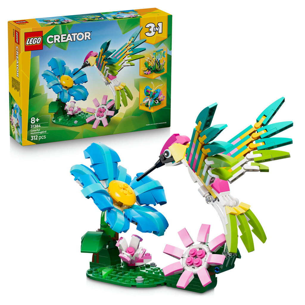 LEGO Creator 31384 Animaux sauvages : le colibri coloré