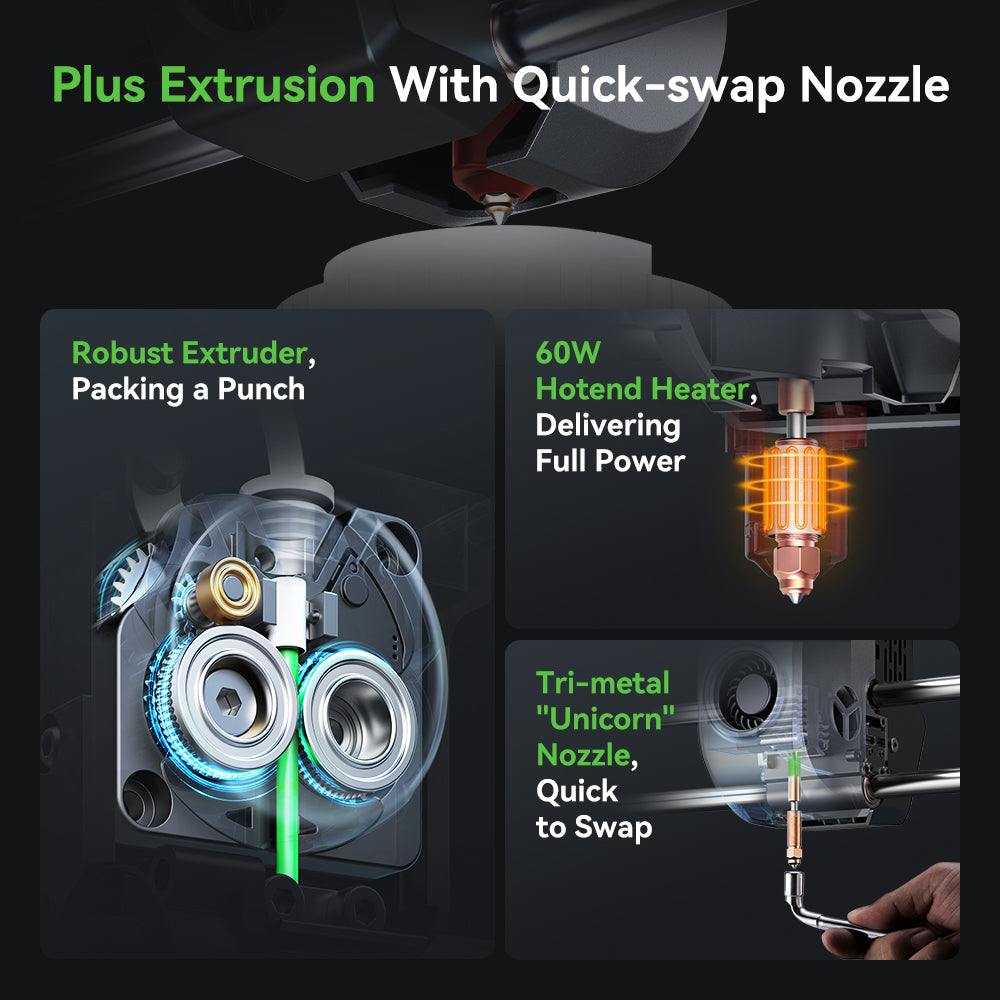 Creality Ender-3 V3 Plus Imprimante 3D CoreXZ 600 mm/s Nivellement automatique Extrudeuse à entraînement direct 300 x 300 x 330 mm
