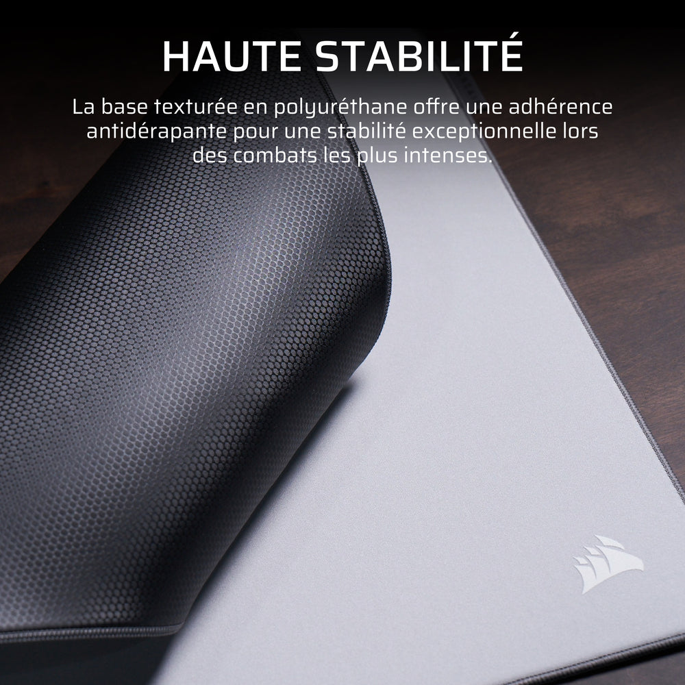Corsair MM PRO Tapis de Souris Gaming 45x40 cm Surface Contrôle - gris