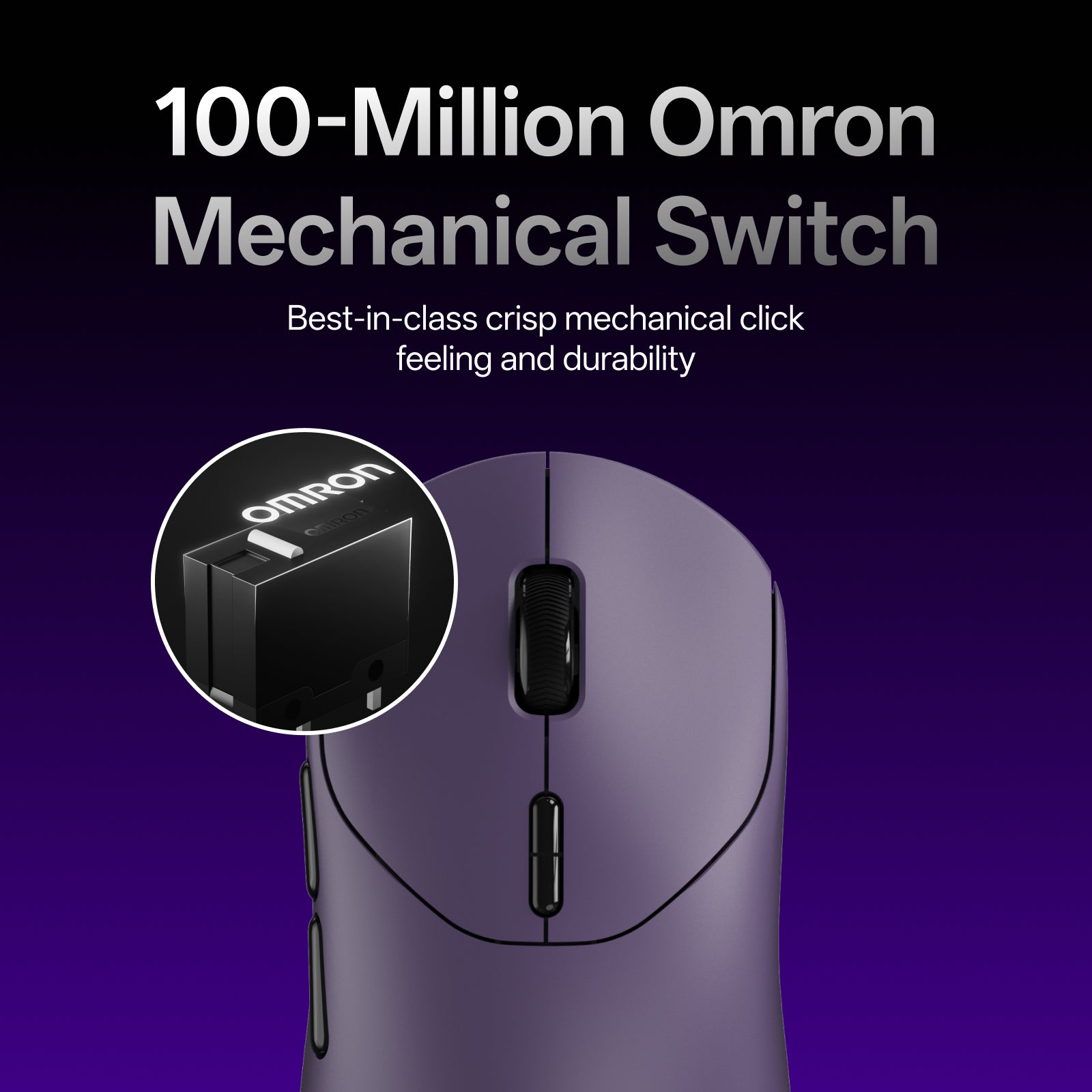 Rapoo VT2 Souris gaming sans fil, Taux d’interrogation sans fil 8K réel, 53 g Ultra légère, Batterie jusqu’à 750 h, MCU Nordic nRF54L15, Commutateur mécanique 100 millions