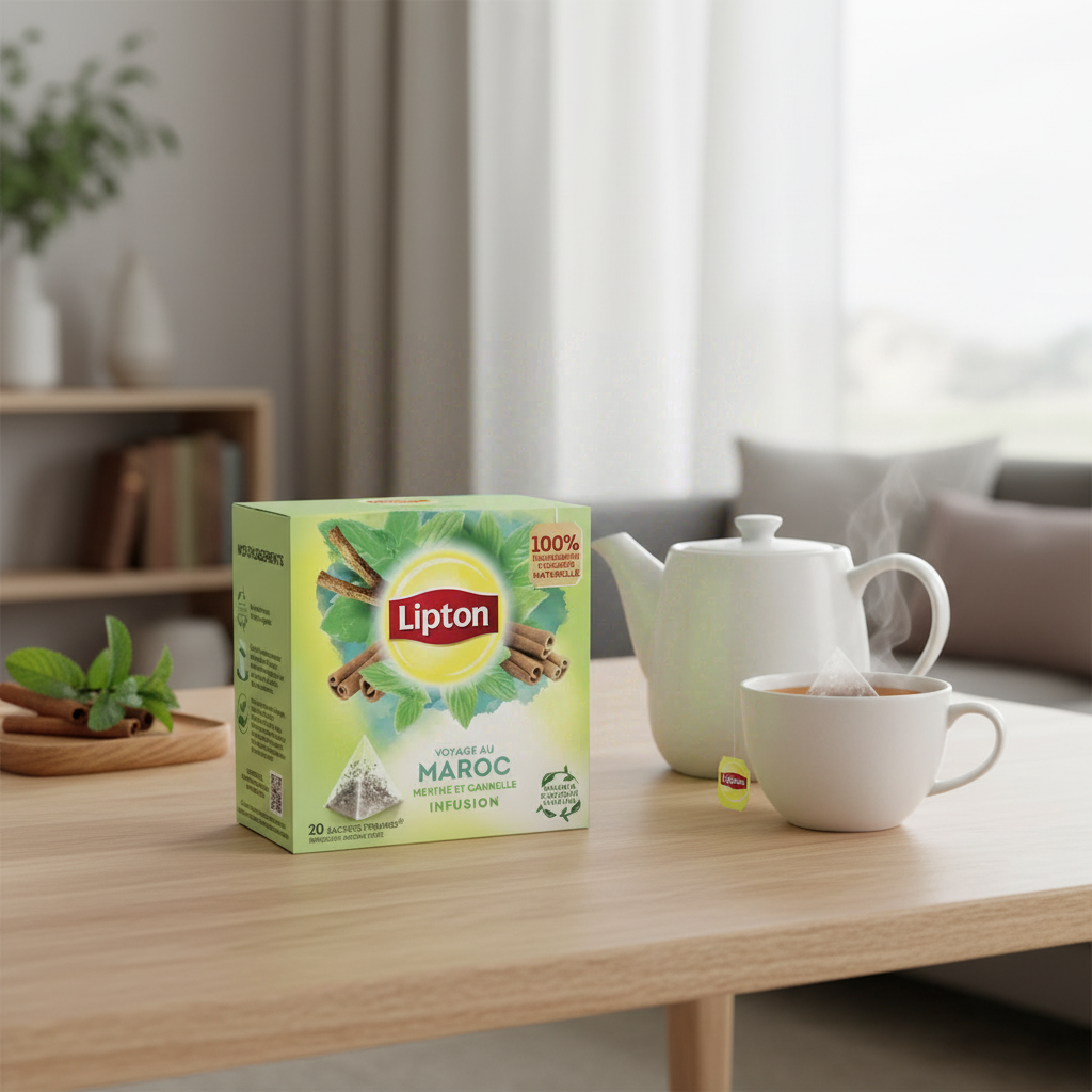 LIPTON Infusion Menthe cannelle 20 sachets