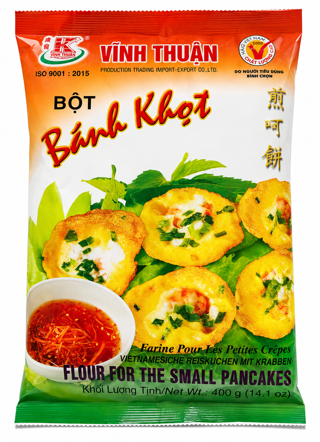 Vinh Thuan Farine pour crêpe vietnamienne (Banh Xeo) 400 g