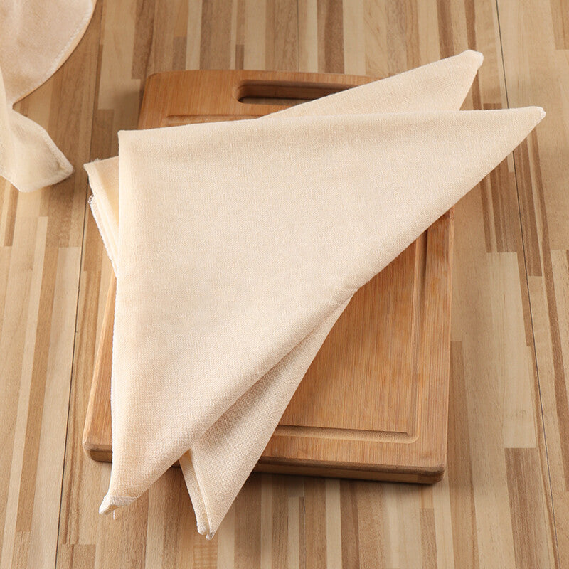 BJ Chiffon de repassage carré à motif crypté - 36 x 36 cm, lot de 5