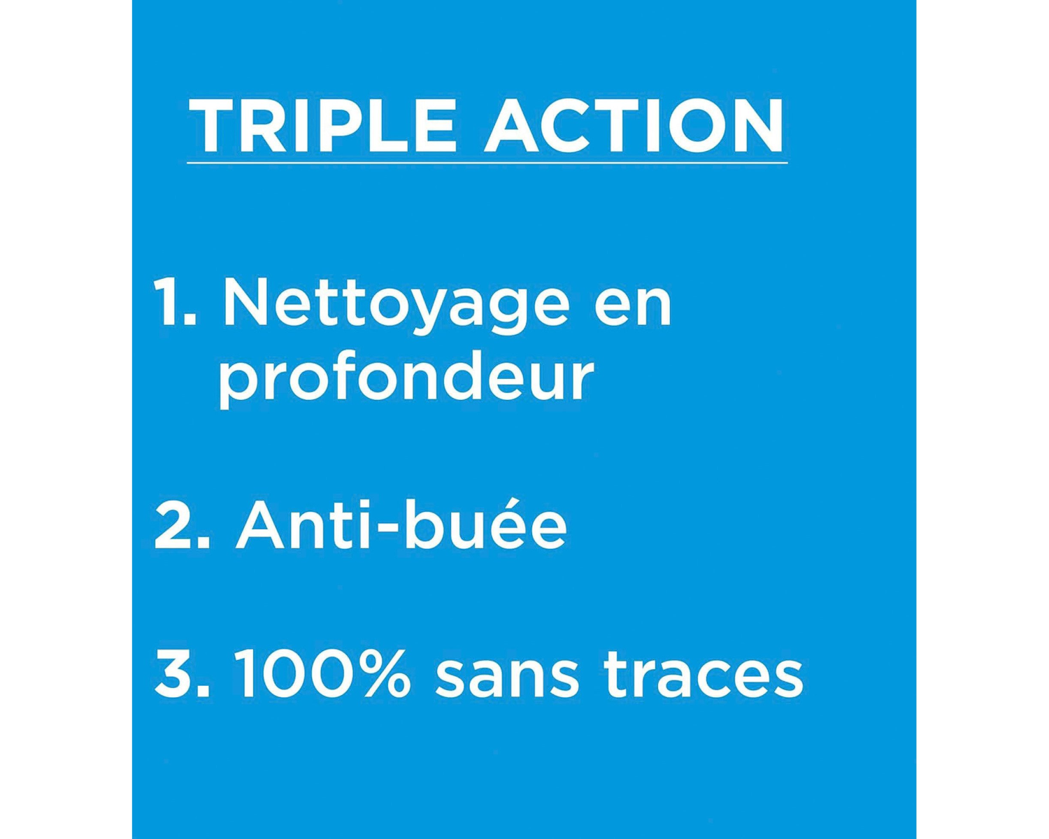 AJAX Triple Action Spray nettoyant vitres sans traces prêt à l'emploi Menthe 750 ml
