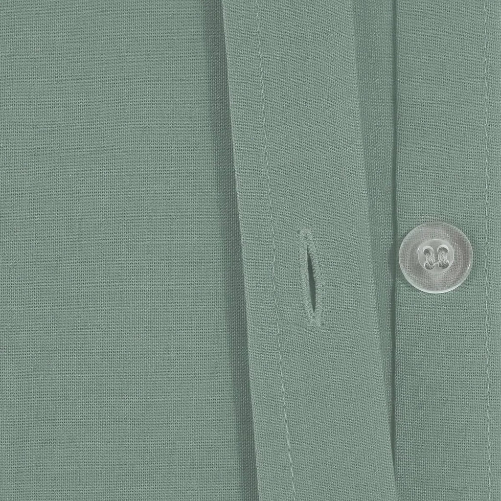 Atmosphera Housse de couette en coton 1 personne vert céladon - 140 x 200 cm