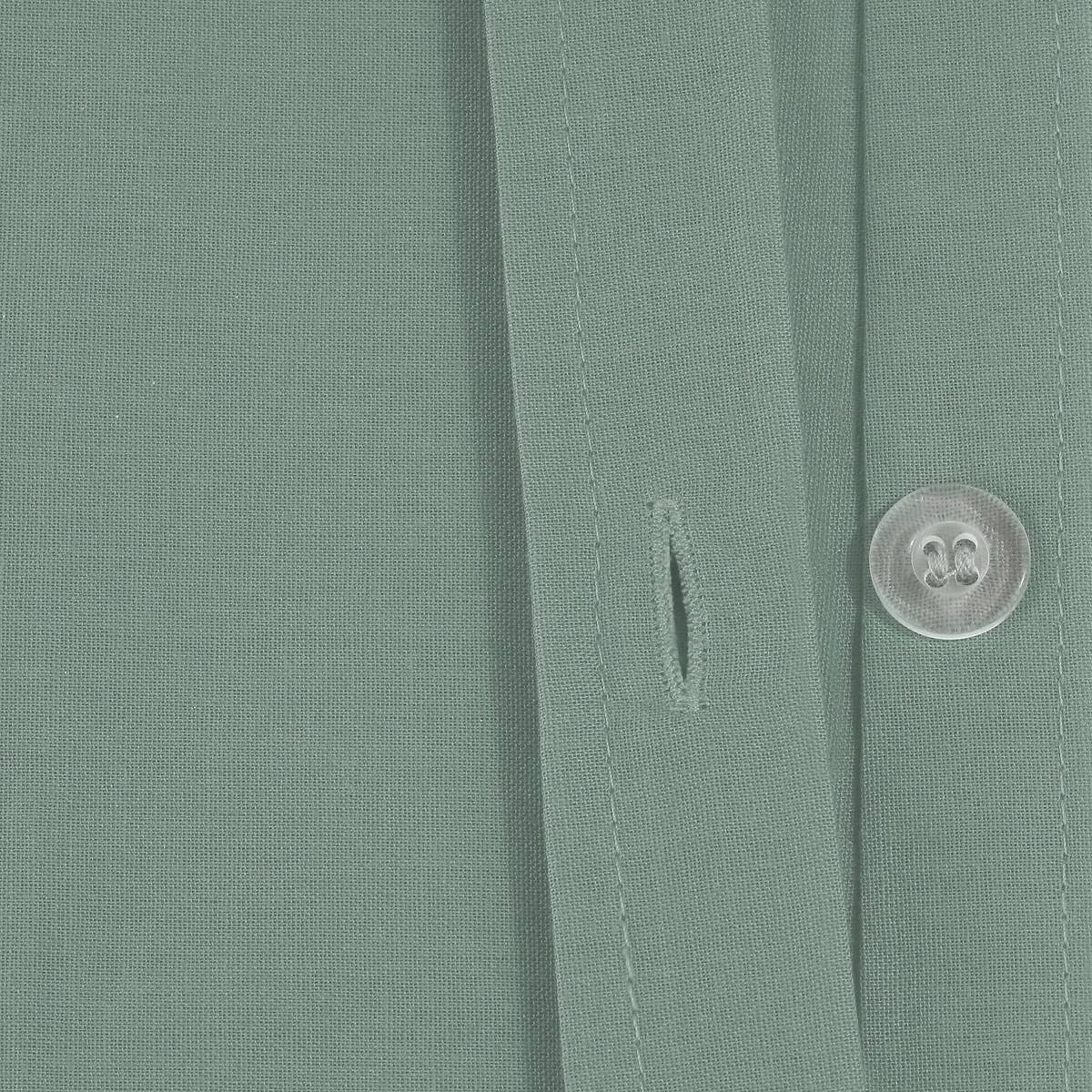 Atmosphera Housse de couette en coton 1 personne vert céladon - 140 x 200 cm