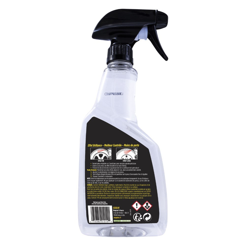 Meguiar's® Hot Shine™ Tire Spray G12024F, 24 oz (709 ml) Bottle, 6/CV