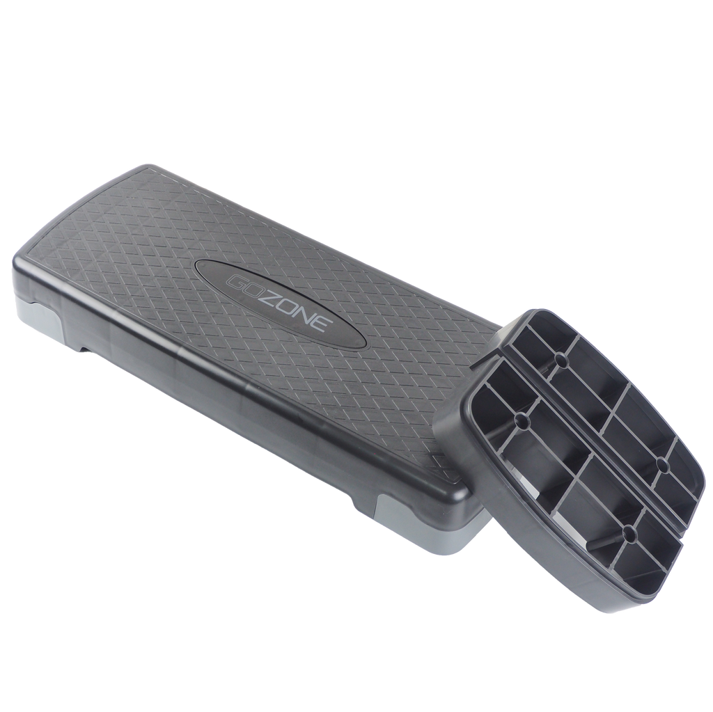 AEROBIC STEP Marche de step antidérapante antiadhésive - 68 x 28 cm x H 10 / 15 cm