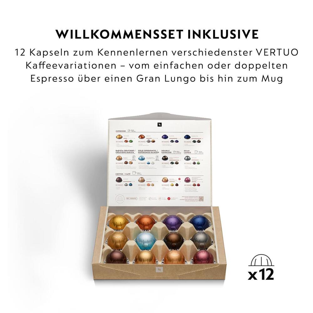 Nespresso Vertuo Pop Blue Machine à Capsules | 4 Tailles de Tasses | Reconnaissance du Code-barres | Fonctionnement à Toucher Unique | Design Compact | Machine à Café ENV90.A