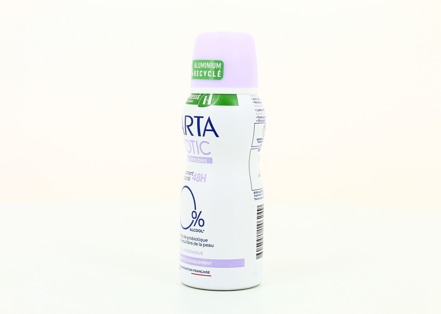 Narta Biotic Stick Déodorant Femme Peaux Sensibles, Efficacité 48 h Hypoallergénique Sans Alcool, 100 ml