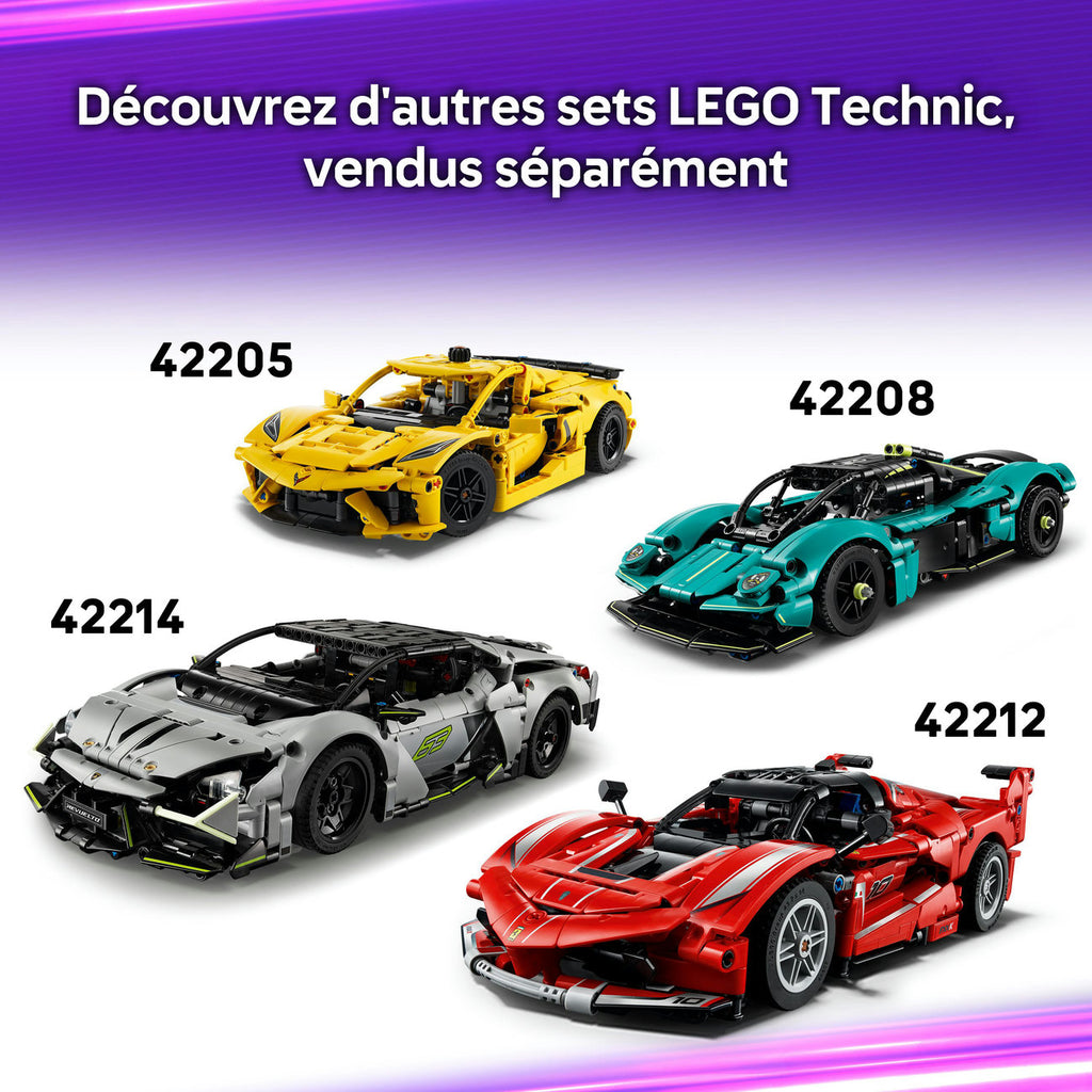LEGO Technic 42222 Hypercar Bugatti Chiron Pur Sport