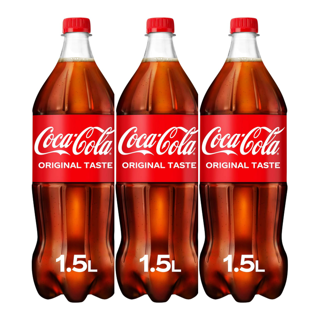 Coca-Cola Original Taste 1.5L ( Lot de 3)