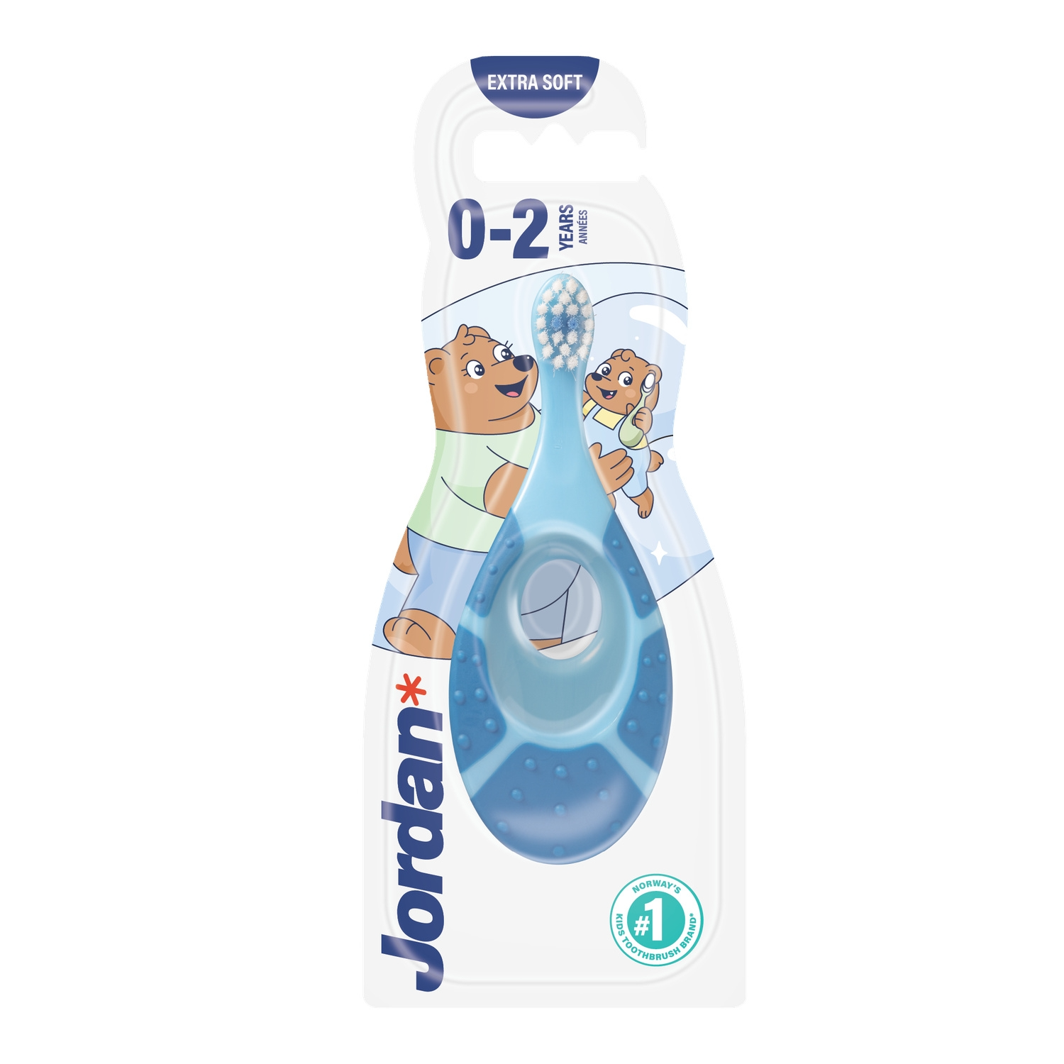 JORDAN Brosse à dents bébé 0-2 ans Extra Souple - 1 unité
