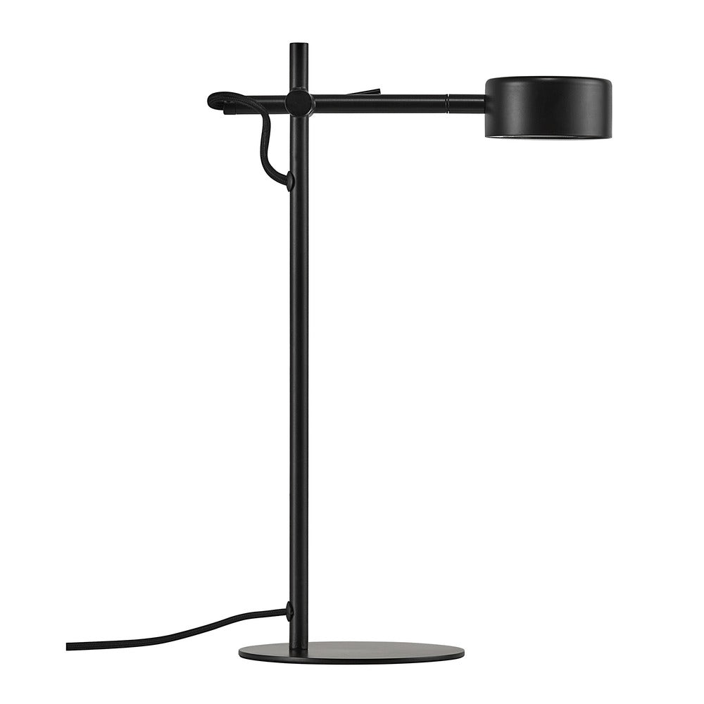 Lampe à poser CLYDE - LED intégrée métal noir - fonction de mémoire réglable en 3 étapes IP20 - Nordlux, Intérieur