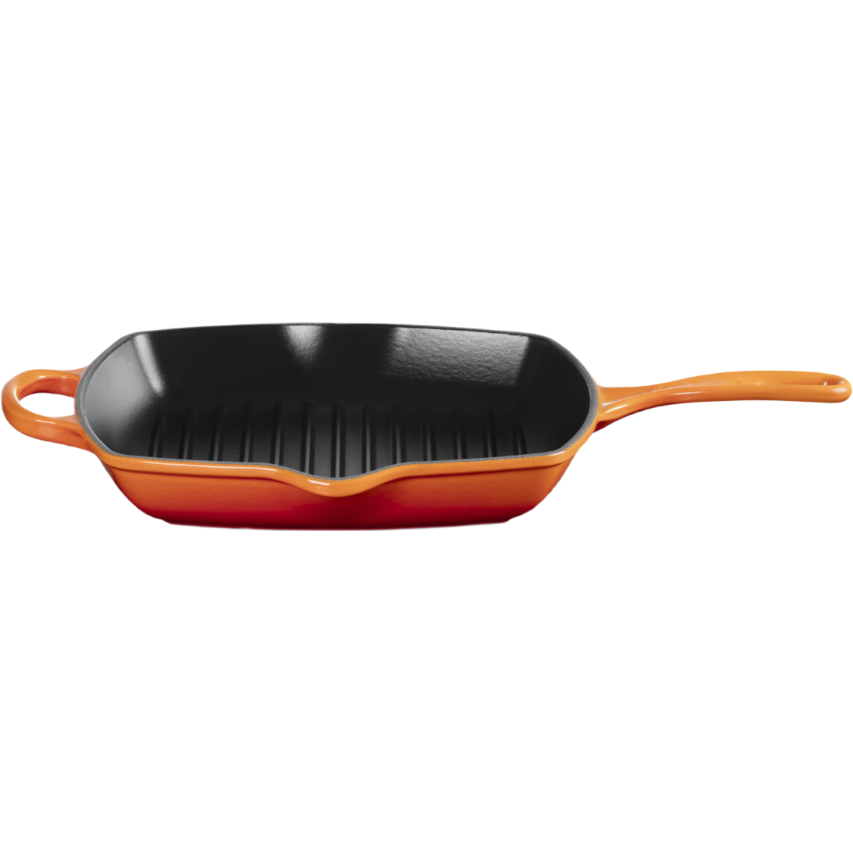 Le Creuset Signature Poêle-gril carrée 26 cm - Rouge (20183260900422)