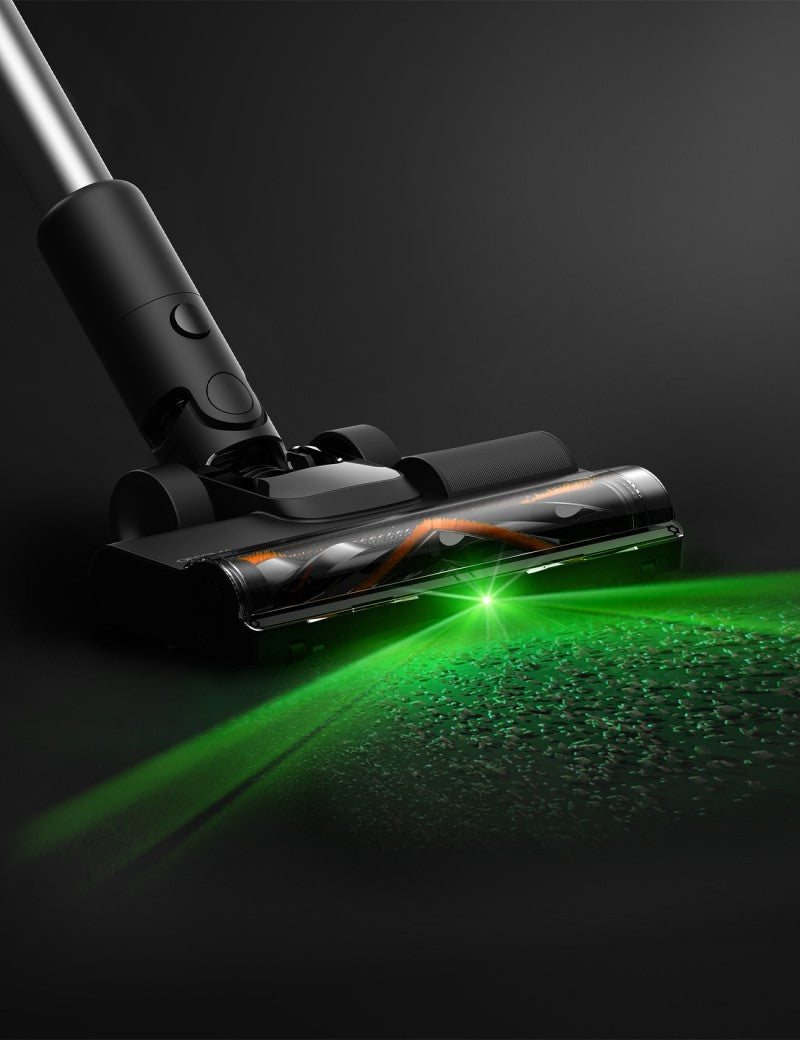 Deerma T30W XT Aspirateur sans fil, aspiration puissante de 155 AW avec moteur haute vitesse de 450 W, filtration cyclonique à 9 cônes