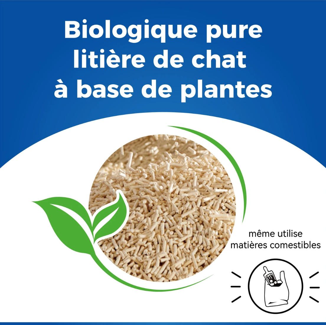 Meowmagic Litière Pour Chat À Base De Plantes (Tofu) 5*5 kg