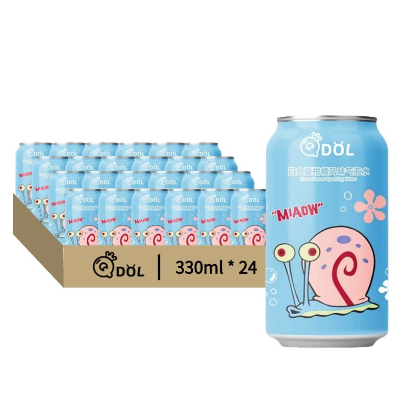 QDOL SpongeBob SquarePants Eau Pétillante Aux Agrumes 330 ml * 24