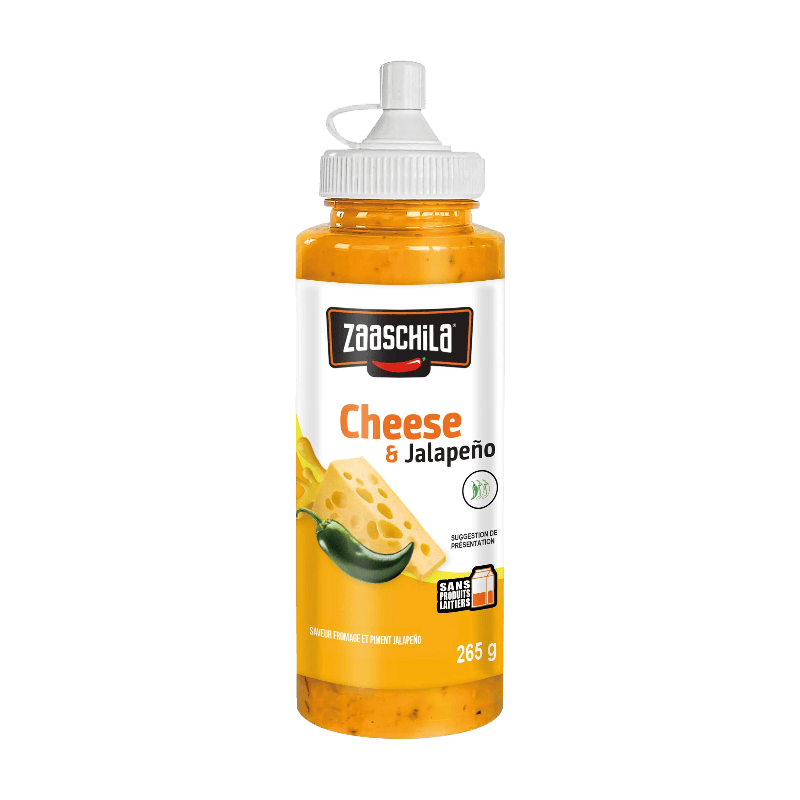 ZAASCHILA Sauce mexicaine au fromage et au piment jalapeño 265 g