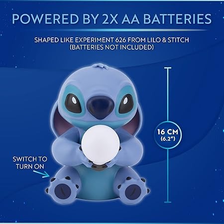 Paladone Mini lampe Disney Stitch avec ampoule