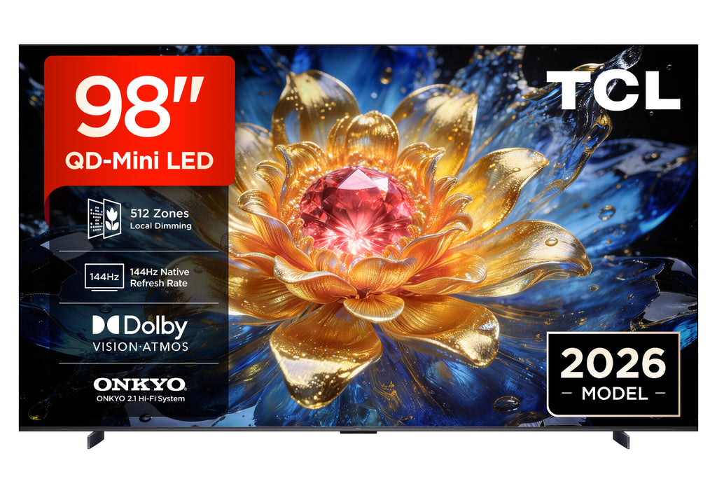 TCL 98T8D 98 pouces 4K HDR Ultra HD QD-Mini LED TV Smart Google TV