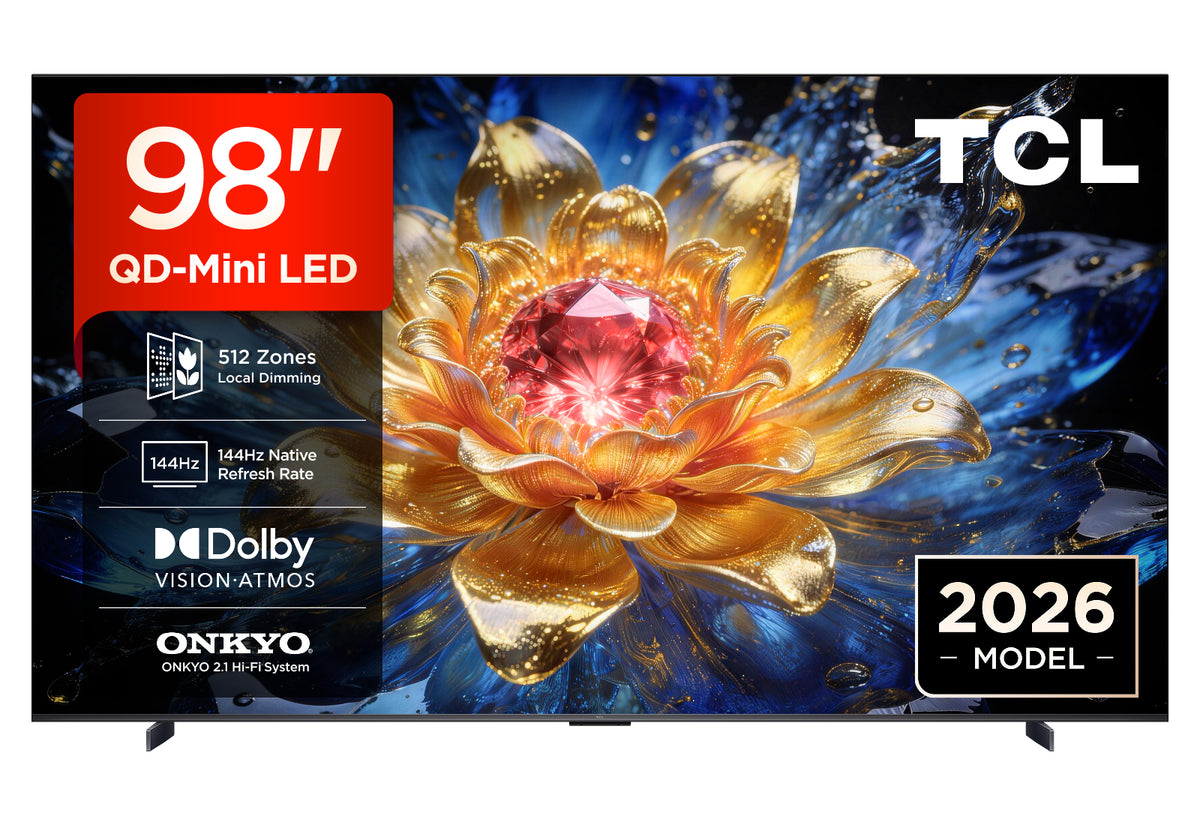 TCL 98T8D 98 pouces 4K HDR Ultra HD QD-Mini LED TV Smart Google TV