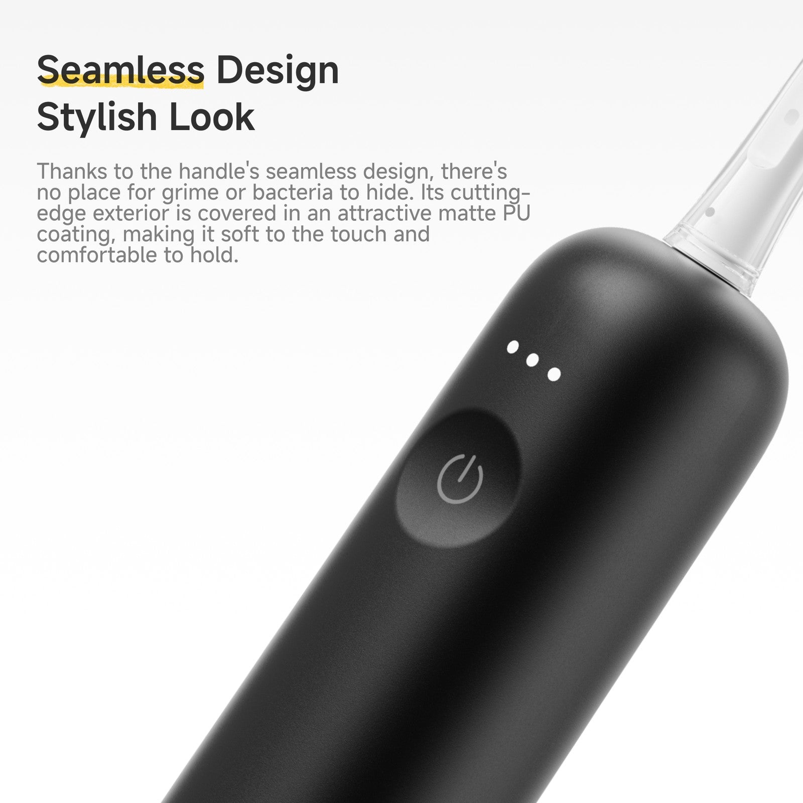 Laifen Wave SE Brosse à dents électrique, Brosse à dents sonique intelligente avec contrôle par application, Oscillation à 60°, 3 modes personnalisables, Batterie de 50 jours