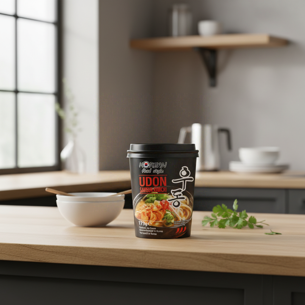Korean Food Style Nouilles instantanées udon saveur Kimchi - 173 g
