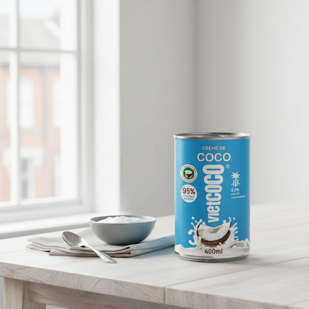 Vietcoco Crème de coco 20–22 % de matières grasses, 400 ml