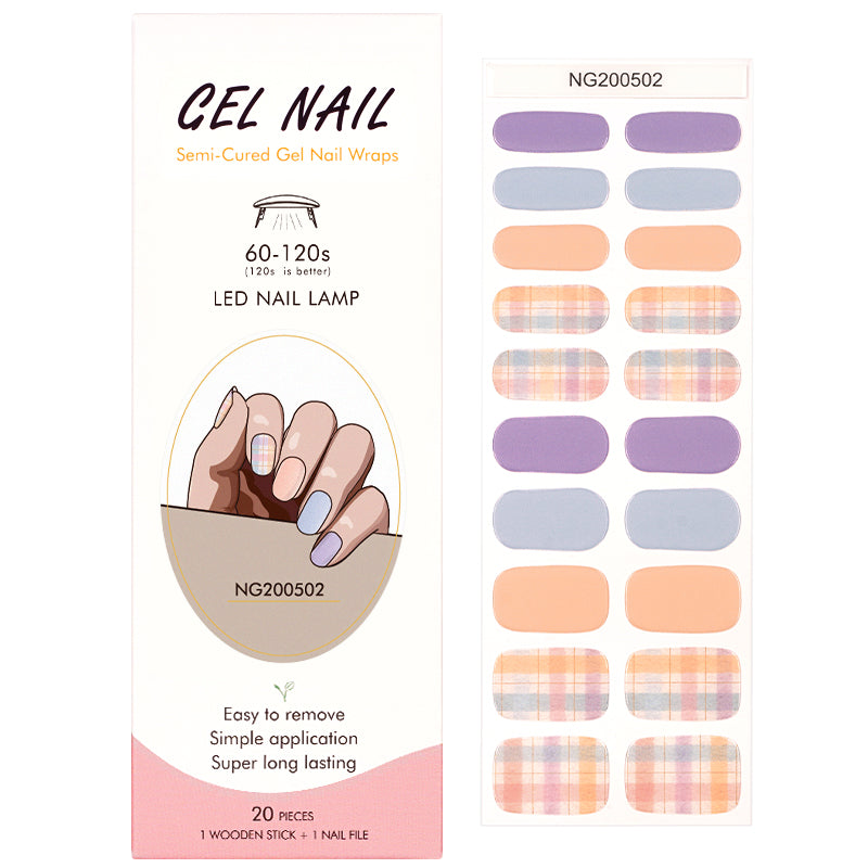 MeoMagic 14-231 Autocollants gels pour ongles - 20 pièces