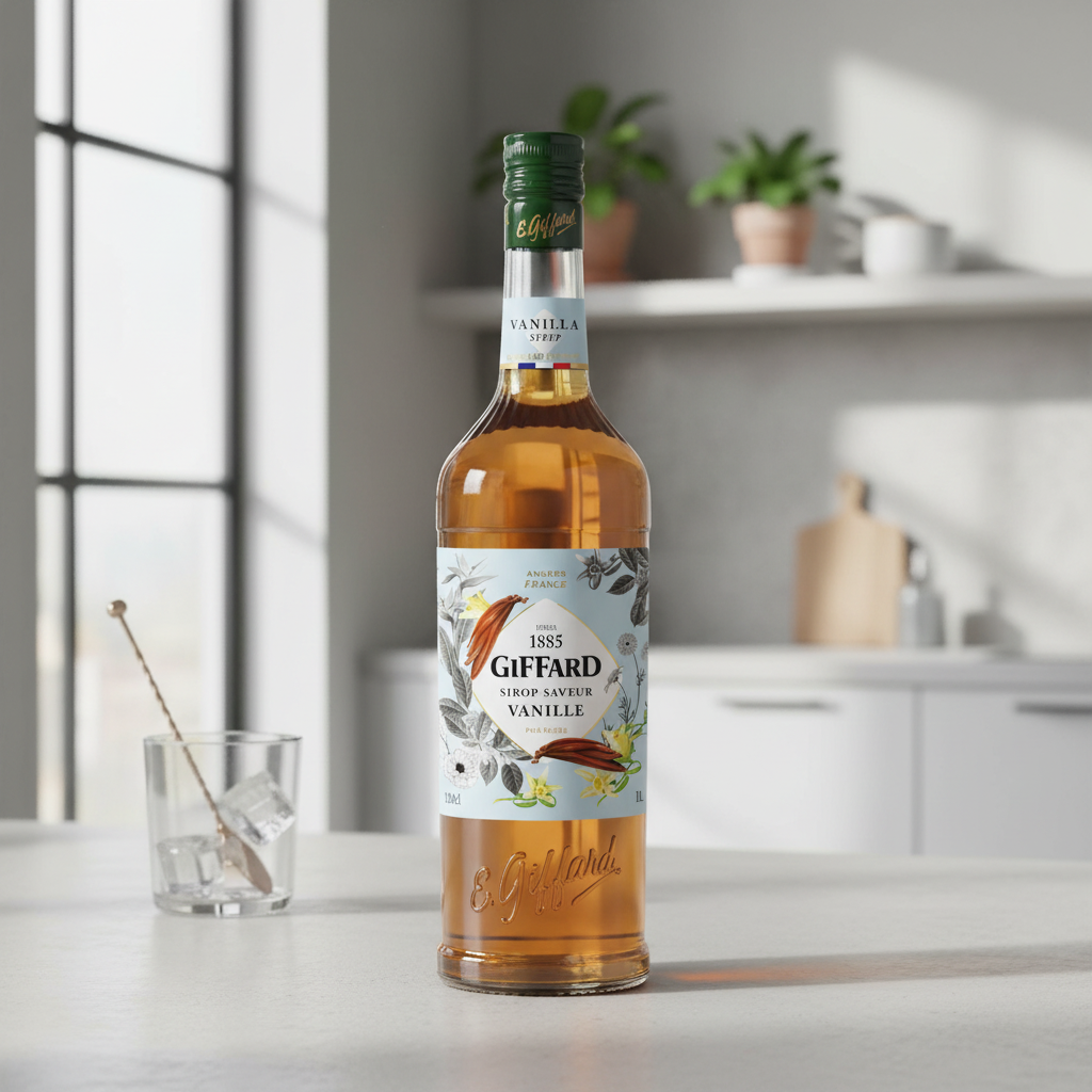 GIFFARD Sirop saveur vanille - 1 L