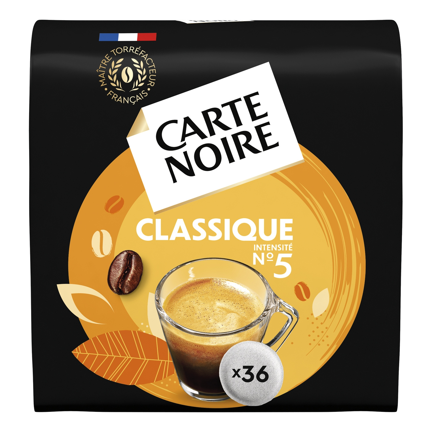 CARTE NOIRE Dosettes de café Senseo espresso 36 unités